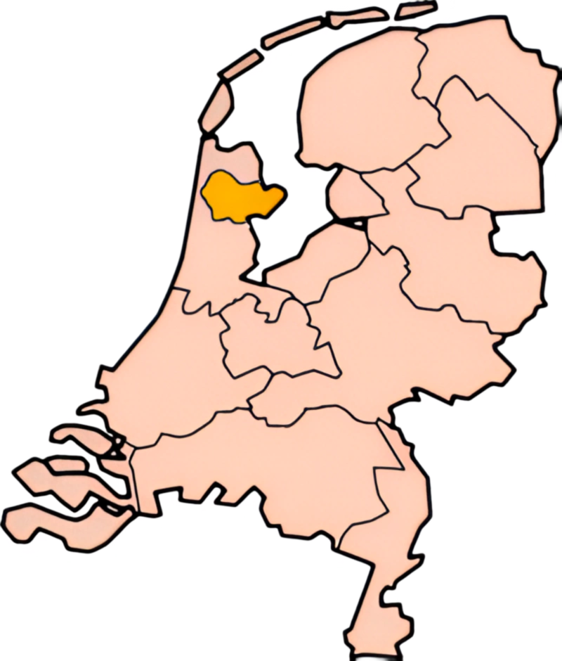 West Friesland Map